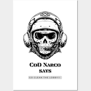 CoD Narco says Posters and Art